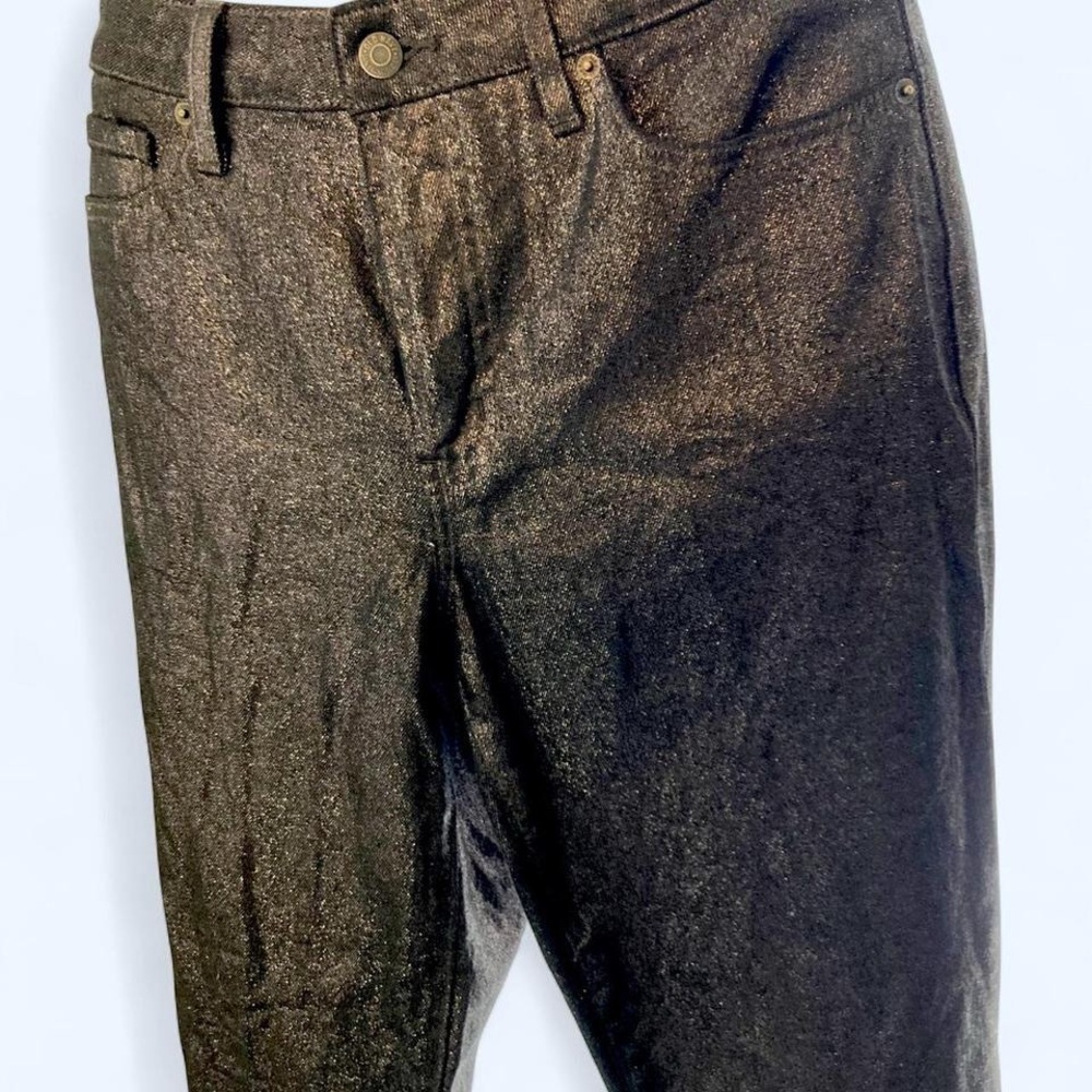 Old Navy multicolored metallic high-waisted straight jeans Size 8